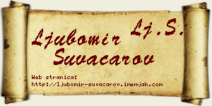 Ljubomir Suvačarov vizit kartica